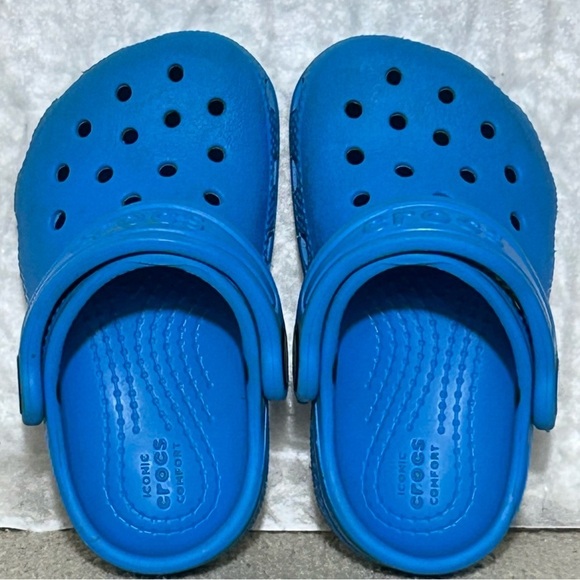 Crocs Kids/Baby Classic Comfy Iconic Comfort Clog SlipOn Sandals Shoes Sz US 5 - Picture 6 of 10